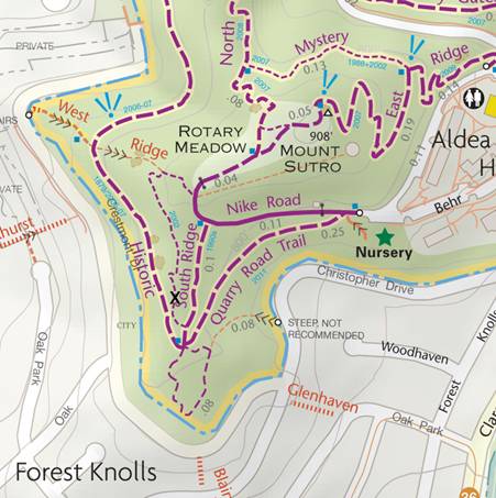 fallen tree location UCSF letter 9 april 2013