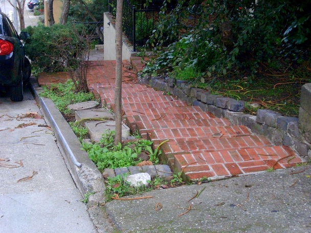 3. Upper Stanyan sidewalk steps - Tony Holiday