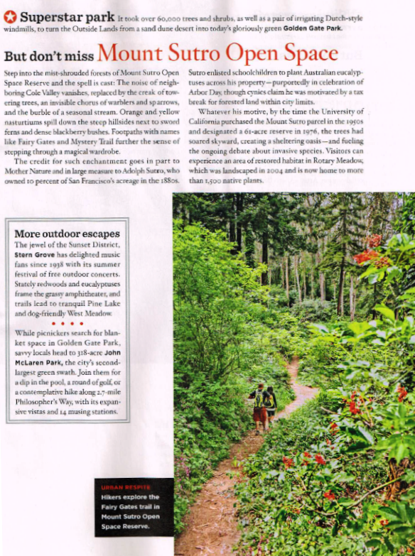 AAA article on Mt Sutro